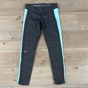 Women’s Under Armour Gray and Teal Leggings